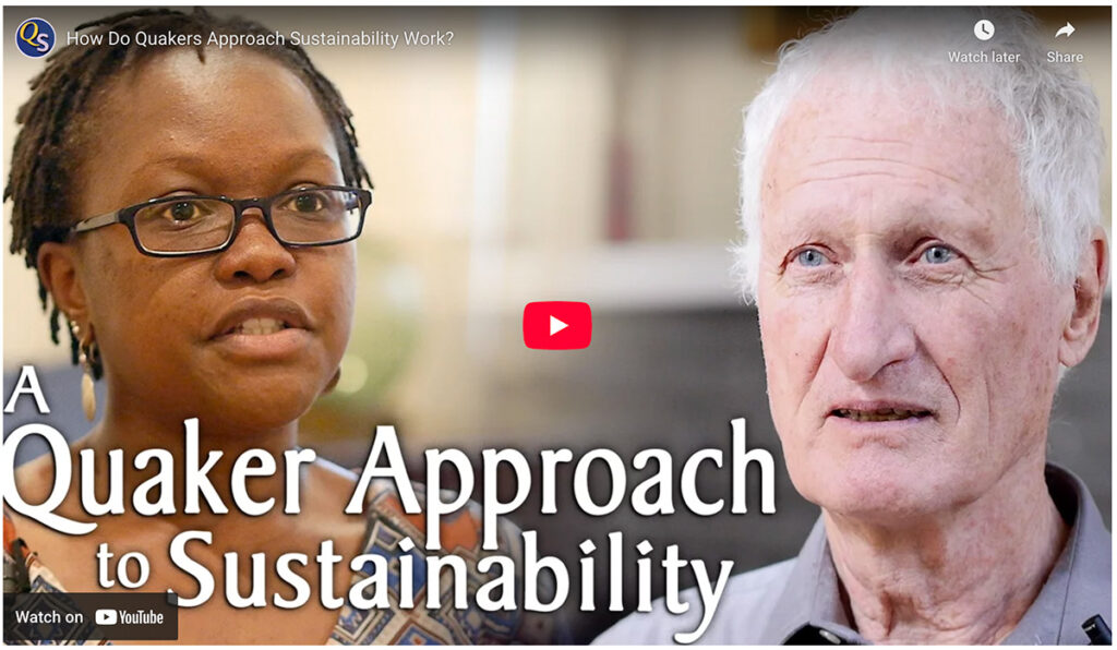 A Quaker Approach to Sustainability Video Screenshot